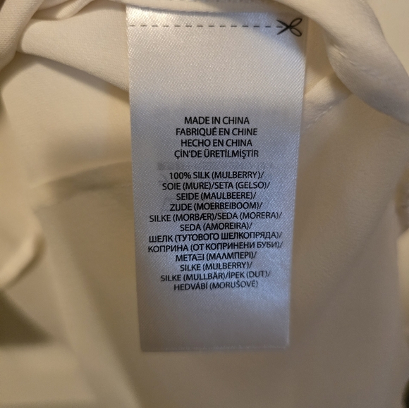 Ralph Lauren Cream Silk Shirt - Picture 5 of 5